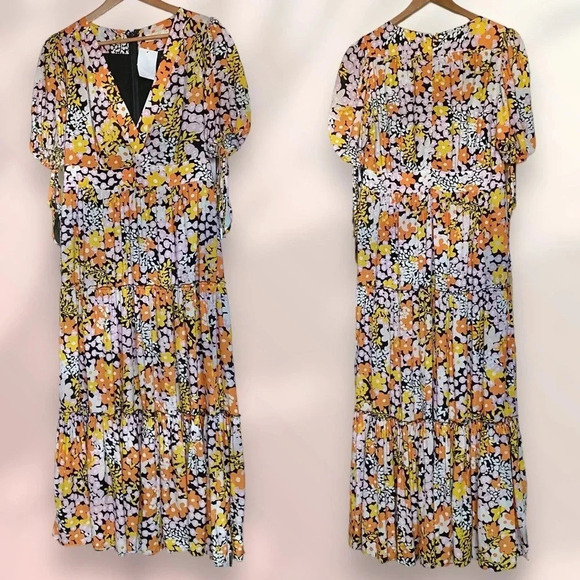 TED BAKER
Safiree floral print cotton blend midi dress Size 3 - Picture 9 of 17
